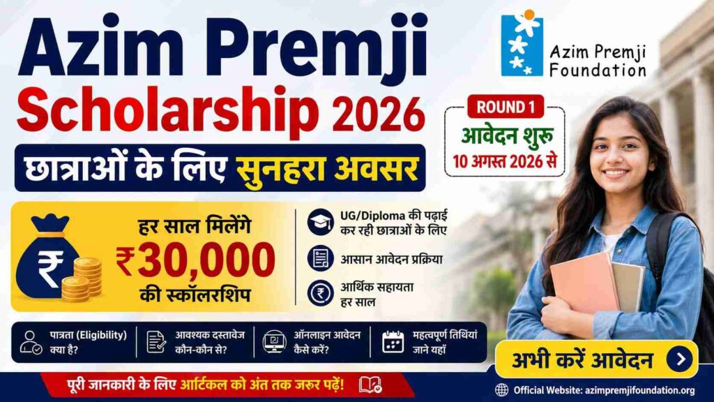 Azim Premji Scholarship 2026